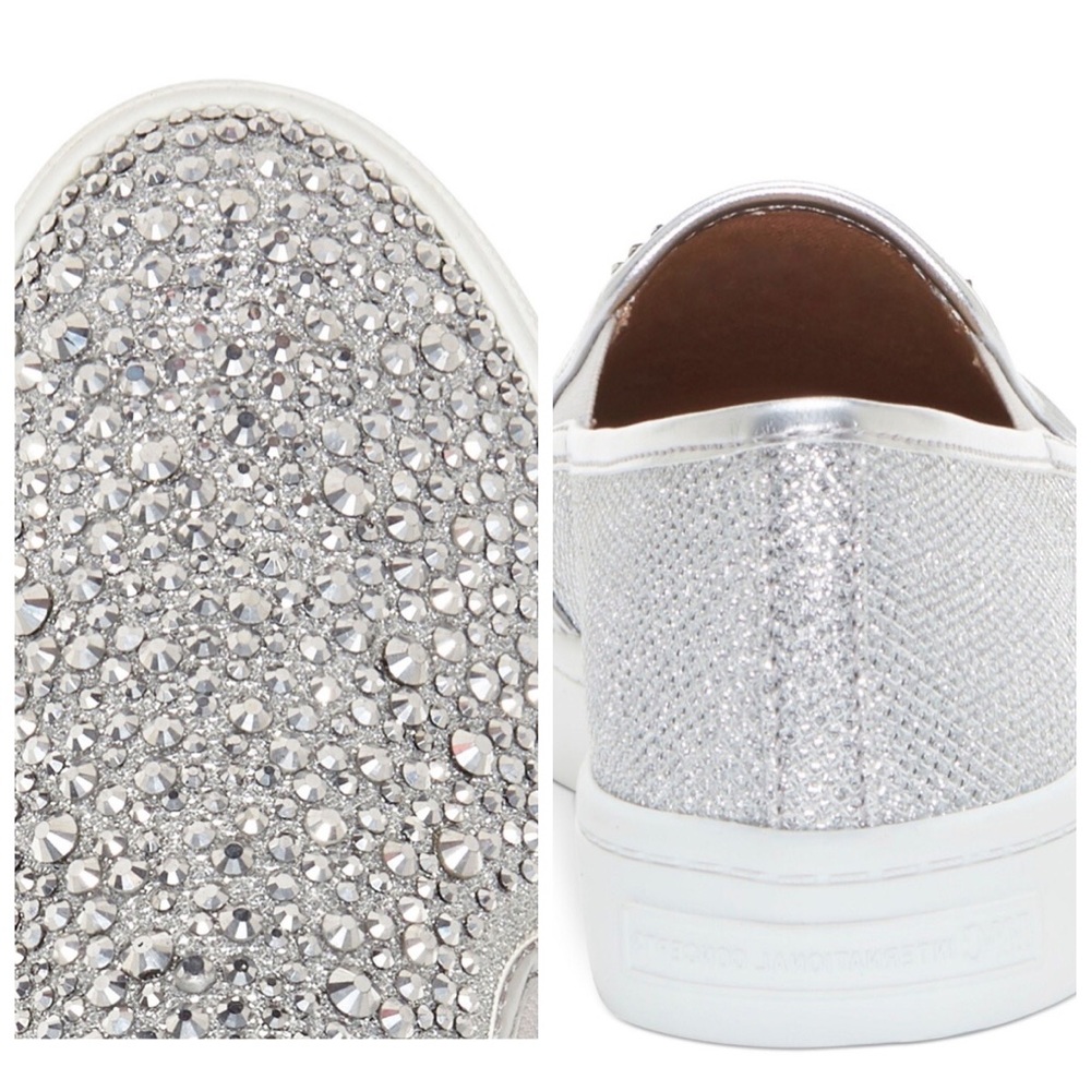 🎊HP🎊🆕RESTOCKED-Sammie Silver Slip On Sneakers - Picture 3 of 4